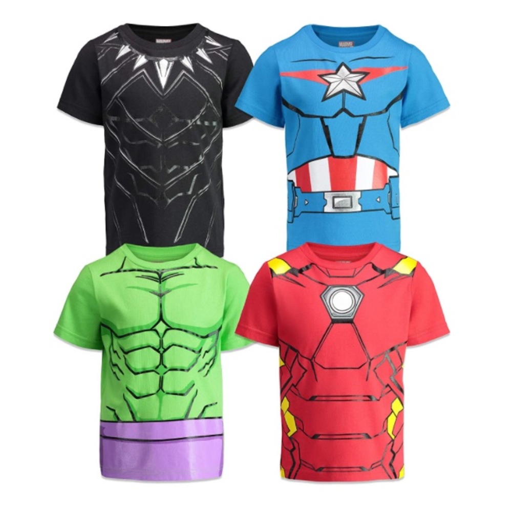 NWT- Marvel Boys Tees Set